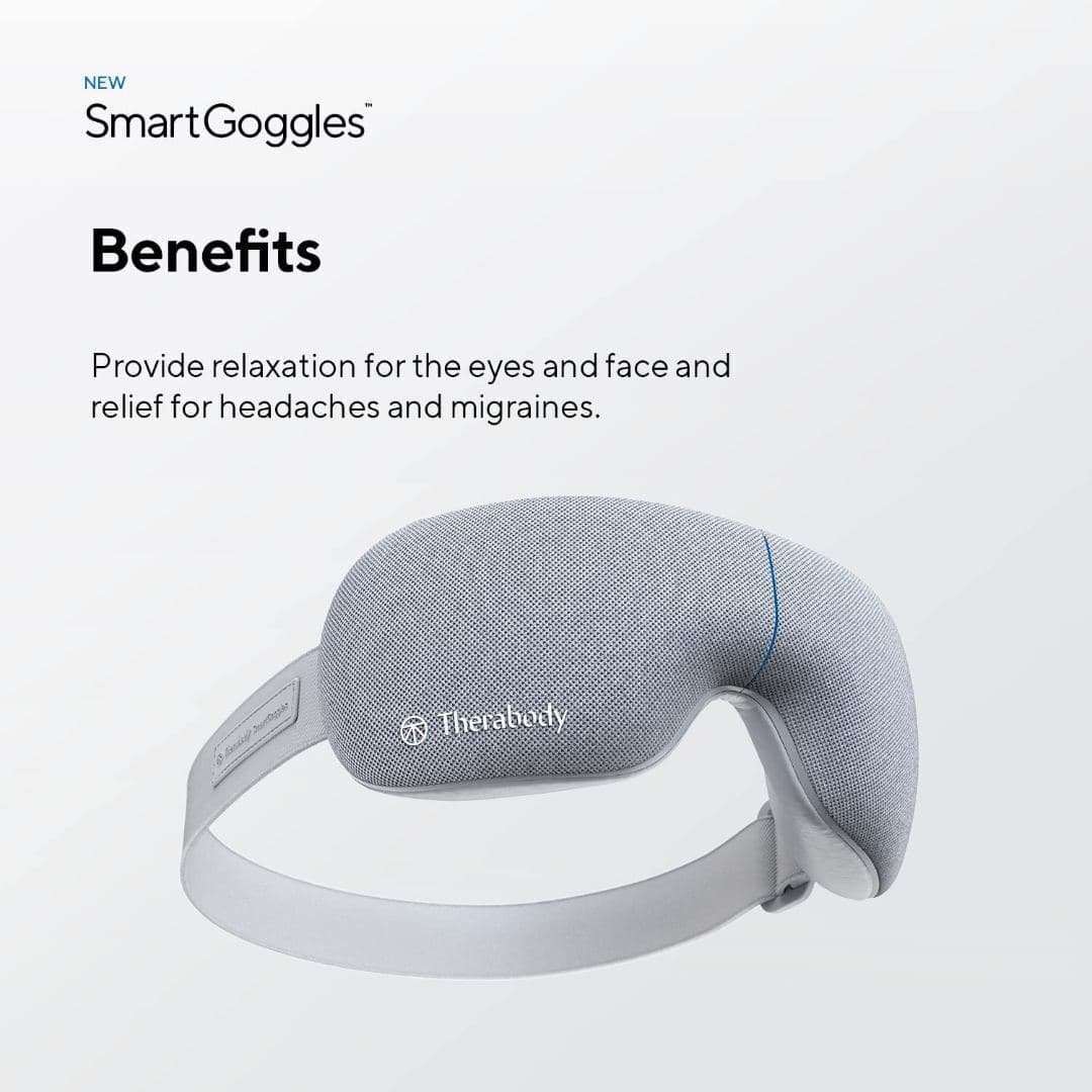 PowerDot SmartGoogles Συσκευή Μασάζ Shiatsu για το Σώμα με Υπέρυθρη Θερμότητα και Δόνηση Γκρι TM03350-01 5