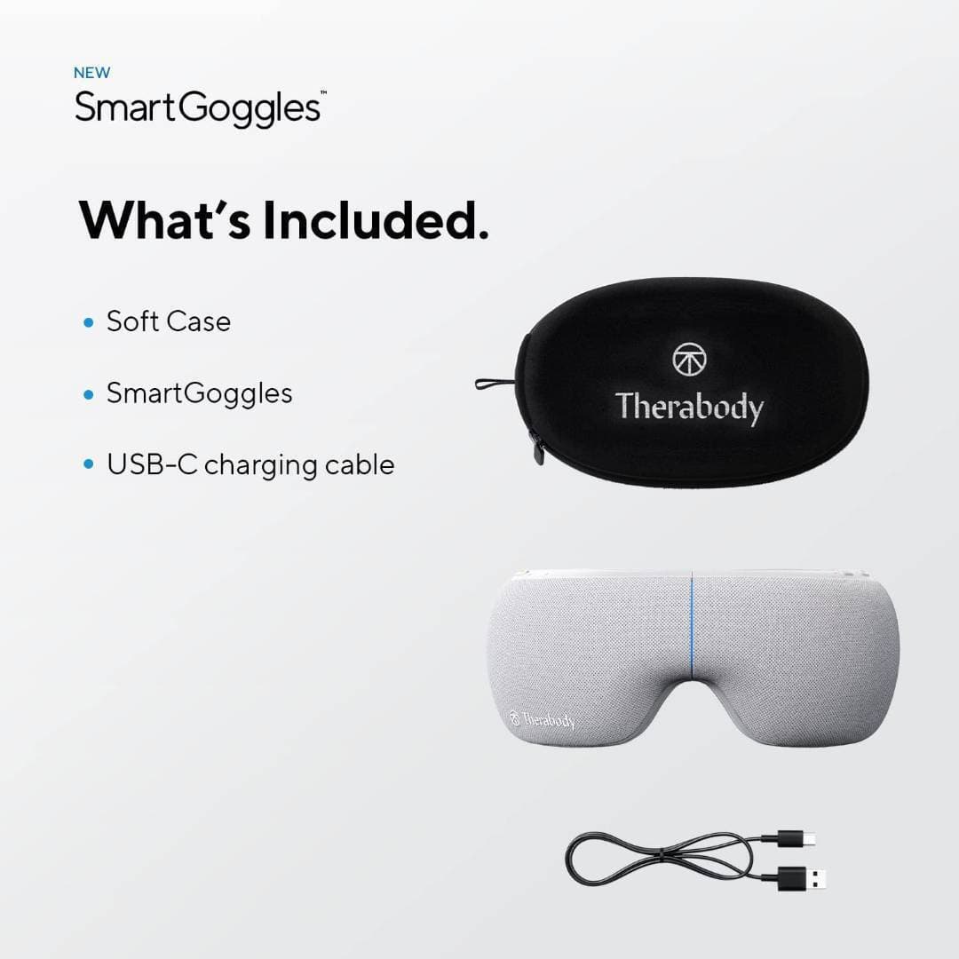 PowerDot SmartGoogles Συσκευή Μασάζ Shiatsu για το Σώμα με Υπέρυθρη Θερμότητα και Δόνηση Γκρι TM03350-01 2