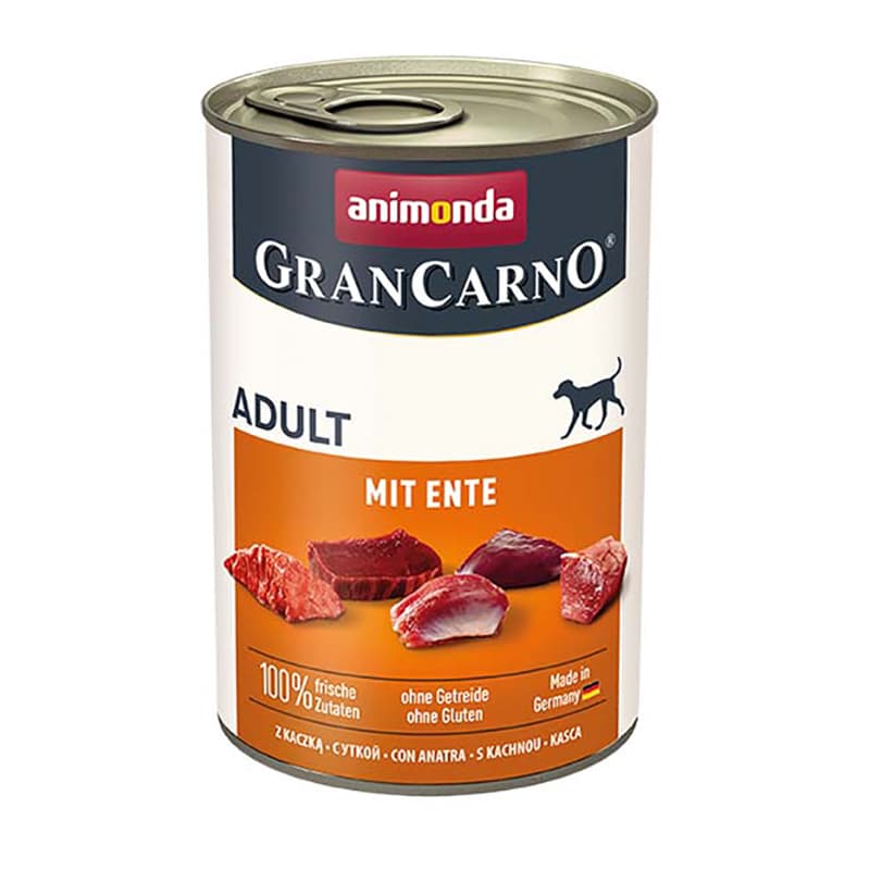 Animonda GranCarno Υγρή Τροφή Σκύλων σε Κονσέρβα με Πάπια χωρίς Σιτηρά & Γλουτένη 400gr DLPANMKAM0001 2