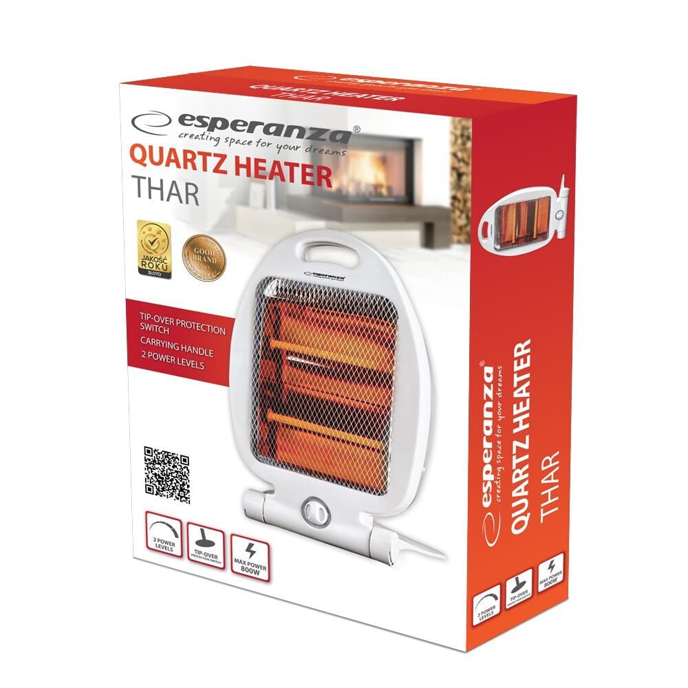 Esperanza Thar EHH009 Σόμπα Χαλαζία με Θερμοστάτη 800W 6