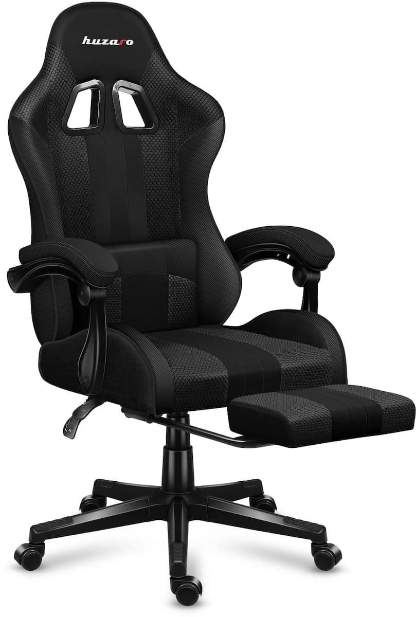 Huzaro Force 4.7 Υφασμάτινη Καρέκλα Gaming με Υποπόδιο Carbon Mesh 5