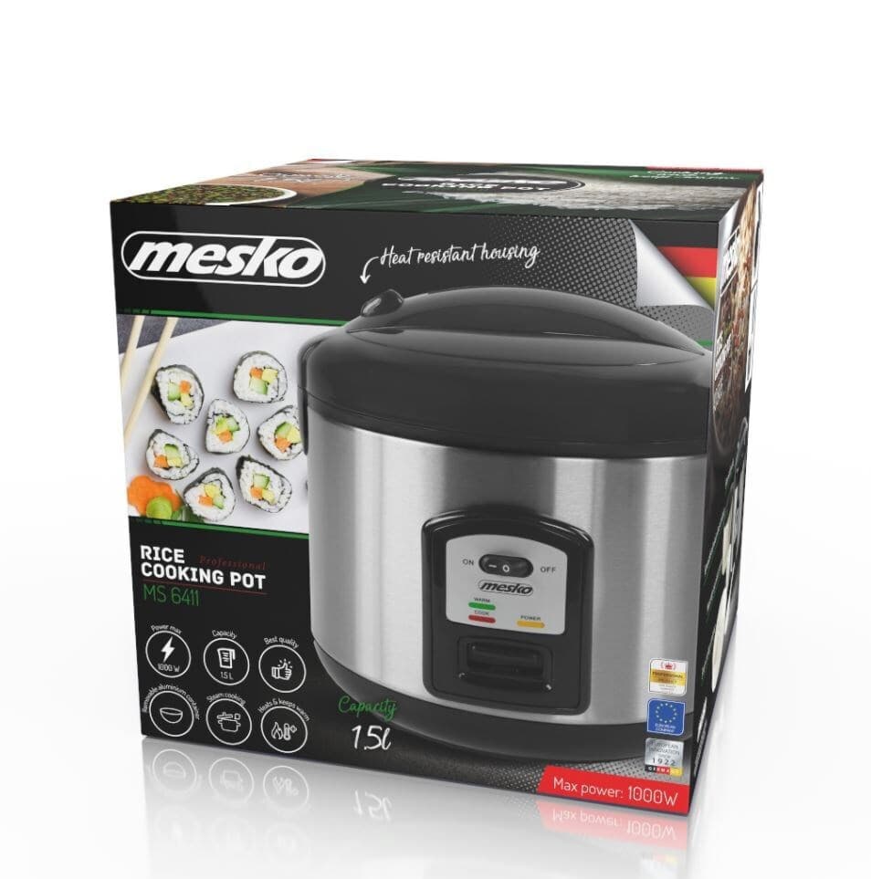Mesko Rice Cooker 1.0kW με Χωρητικότητα 1.5lt MS6411 4