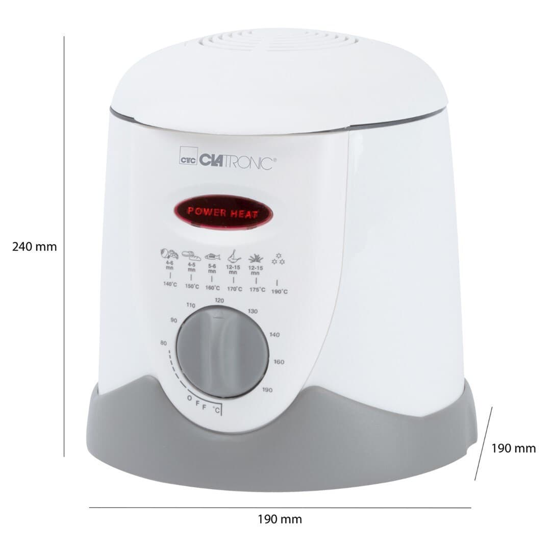 Clatronic 210091 Φριτέζα 1lt Λευκή 11