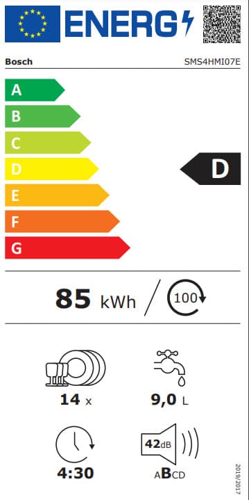 Bosch Ελεύθερο Πλυντήριο Πιάτων με Wi-Fi για 14 Σερβίτσια Π60xY84.5εκ. Inox SMS4HMI07E 8