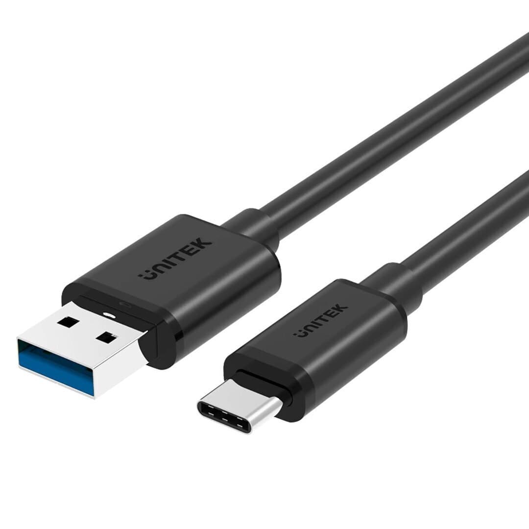 Unitek USB 3.0 Cable USB-C male - USB-A Μαύρο 1m Y-C474BK 2