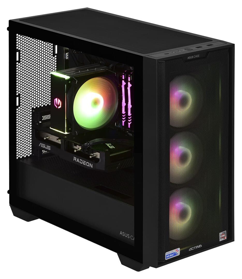 Actina Gaming Desktop PC (Ryzen 5-5600/16GB DDR4/1TB SSD/Radeon RX 7600/No OS) 4