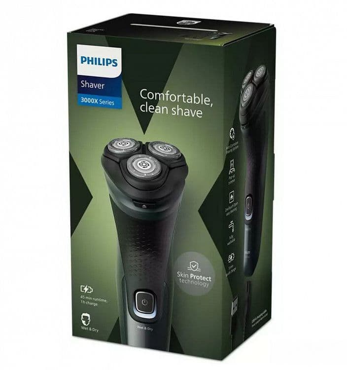 Philips Series 3000X X3052/00 Περιστρεφόμενη Ξυριστική Μηχανή Προσώπου Επαναφορτιζόμενη 2