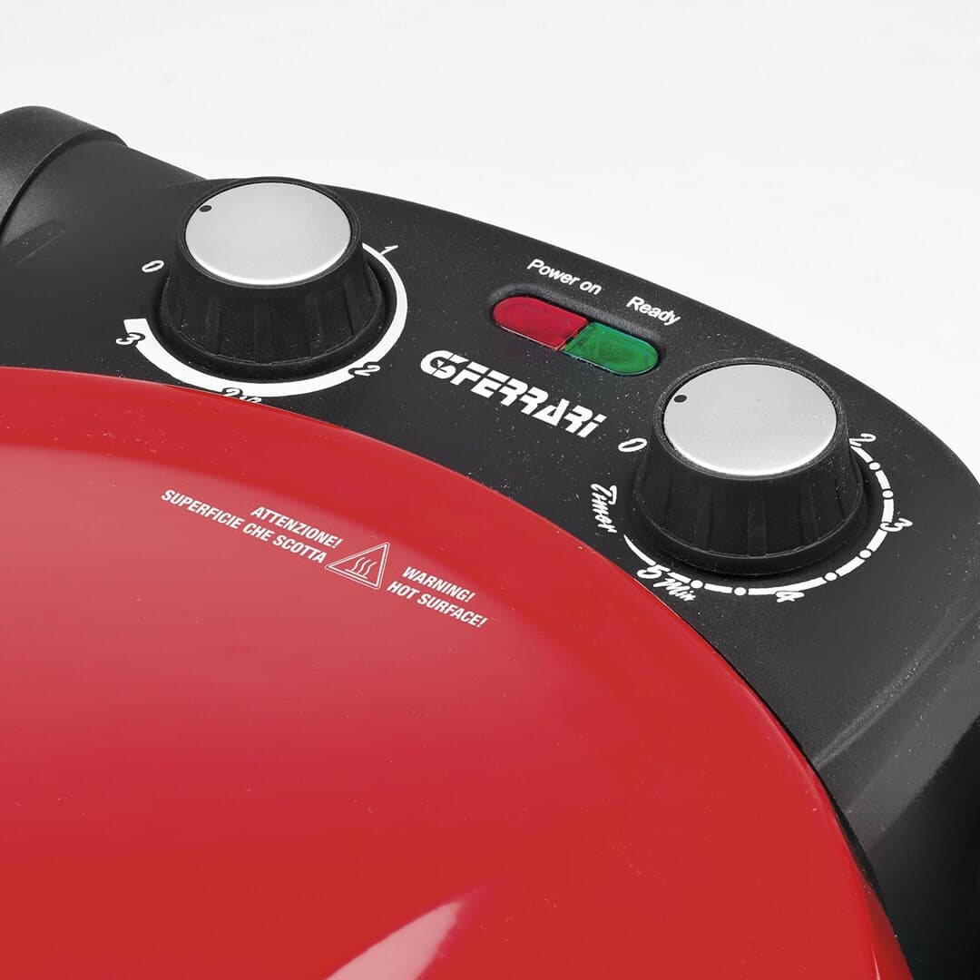 G3Ferrari Pizzeria Snack Napoletana G10032 Παρασκευαστής Πίτσας 1200W με Χωρητικότητα 1lt Κόκκινος 10