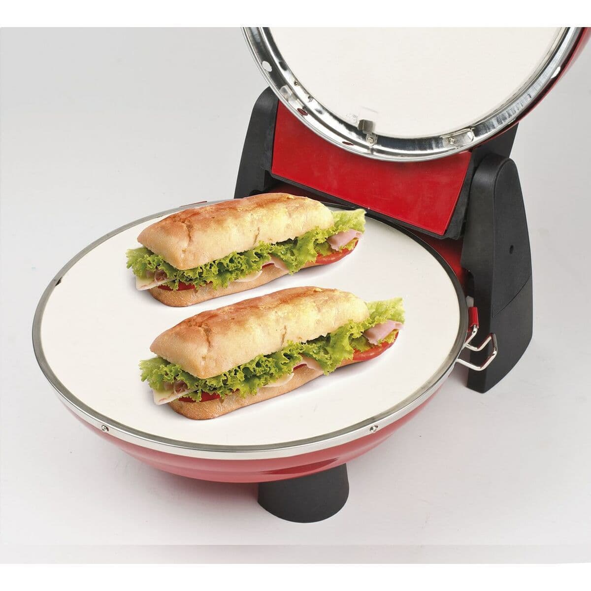 G3Ferrari Pizzeria Snack Napoletana G10032 Παρασκευαστής Πίτσας 1200W με Χωρητικότητα 1lt Κόκκινος 7