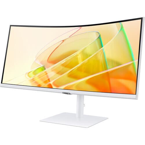 Samsung S65TC Ultrawide VA HDR Curved Monitor 34" QHD 3440x1440 με Χρόνο Απόκρισης 5ms GTG Λευκό 3