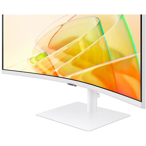 Samsung S65TC Ultrawide VA HDR Curved Monitor 34" QHD 3440x1440 με Χρόνο Απόκρισης 5ms GTG Λευκό 10
