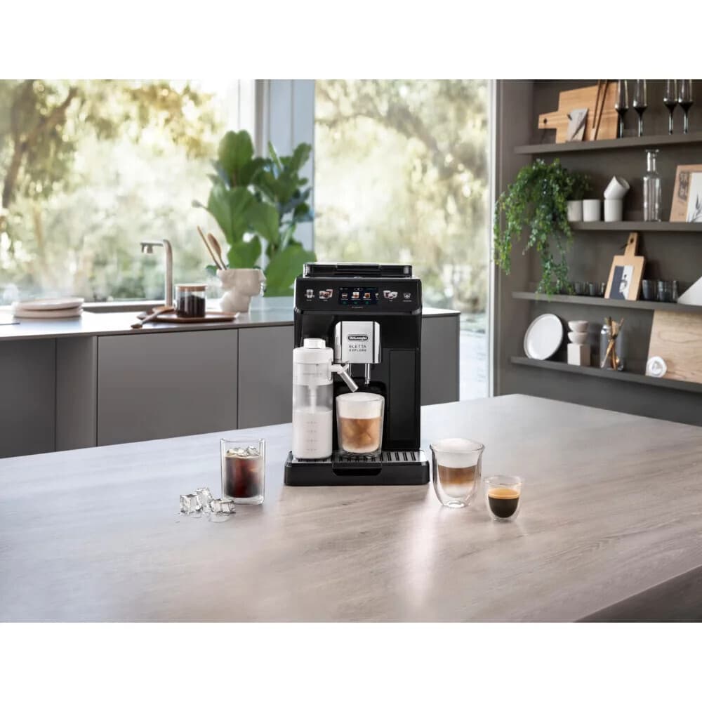 De'Longhi Explore Αυτόματη Μηχανή Espresso 1450W Πίεσης 15bar με Μύλο Άλεσης Μαύρη ECAM450.65.G 6