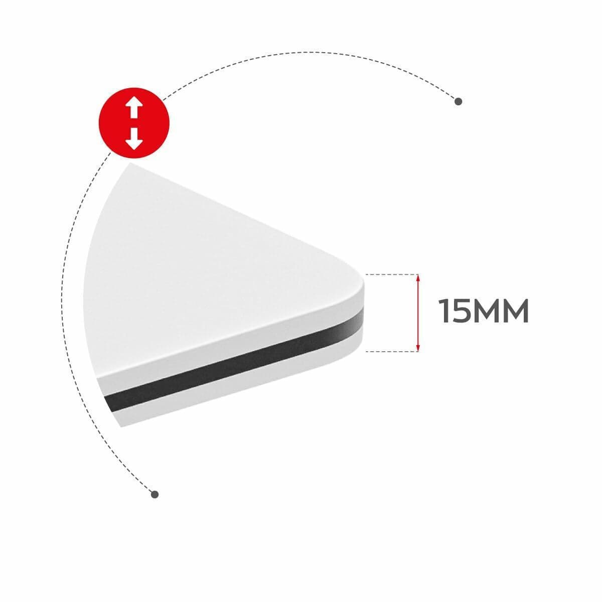 Γραφείο Hero 1.6 Ξύλινο Λευκό 120x60εκ. S9146255 3