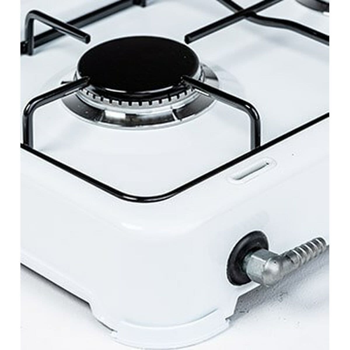 Ravanson K-02T K-02T Επιτραπέζια Εστία Υγραερίου Διπλή Λευκή 6