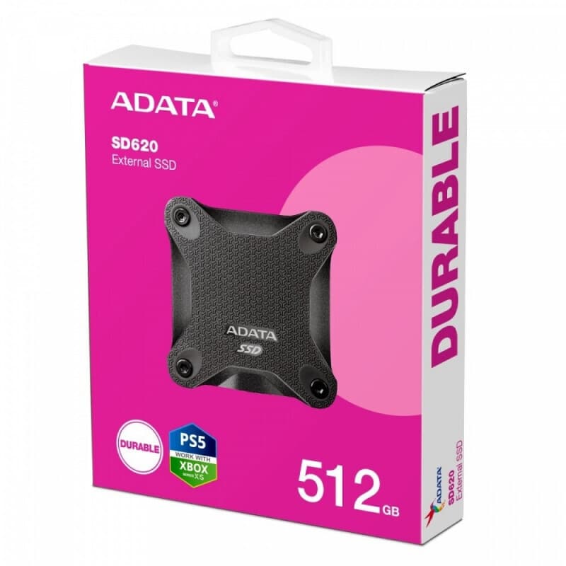 Adata SD620 USB-A 3.2 Εξωτερικός SSD 512GB 2.5" Μαύρο 2