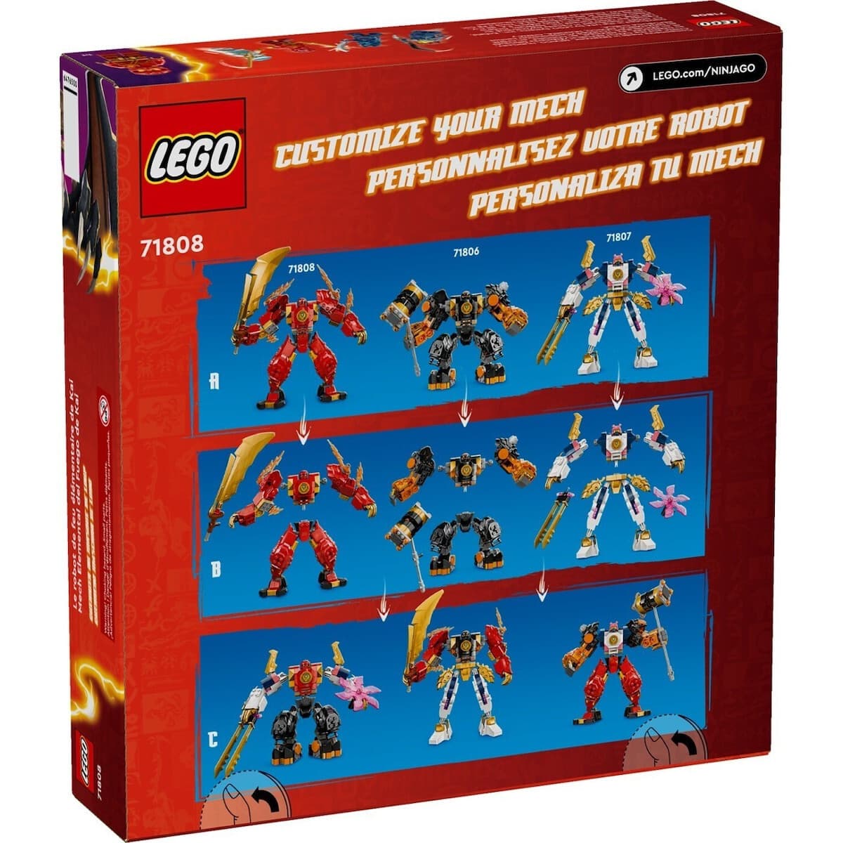 LEGO Ninjago Kai's Elemental Fire Mech για 7+ Ετών 322τμχ 71808 3