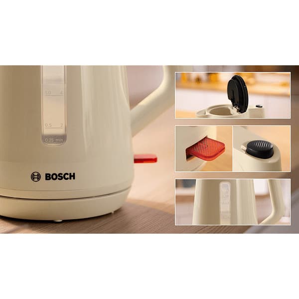 Bosch MyMoment Βραστήρας 1.7lt 2400W Μπεζ 8