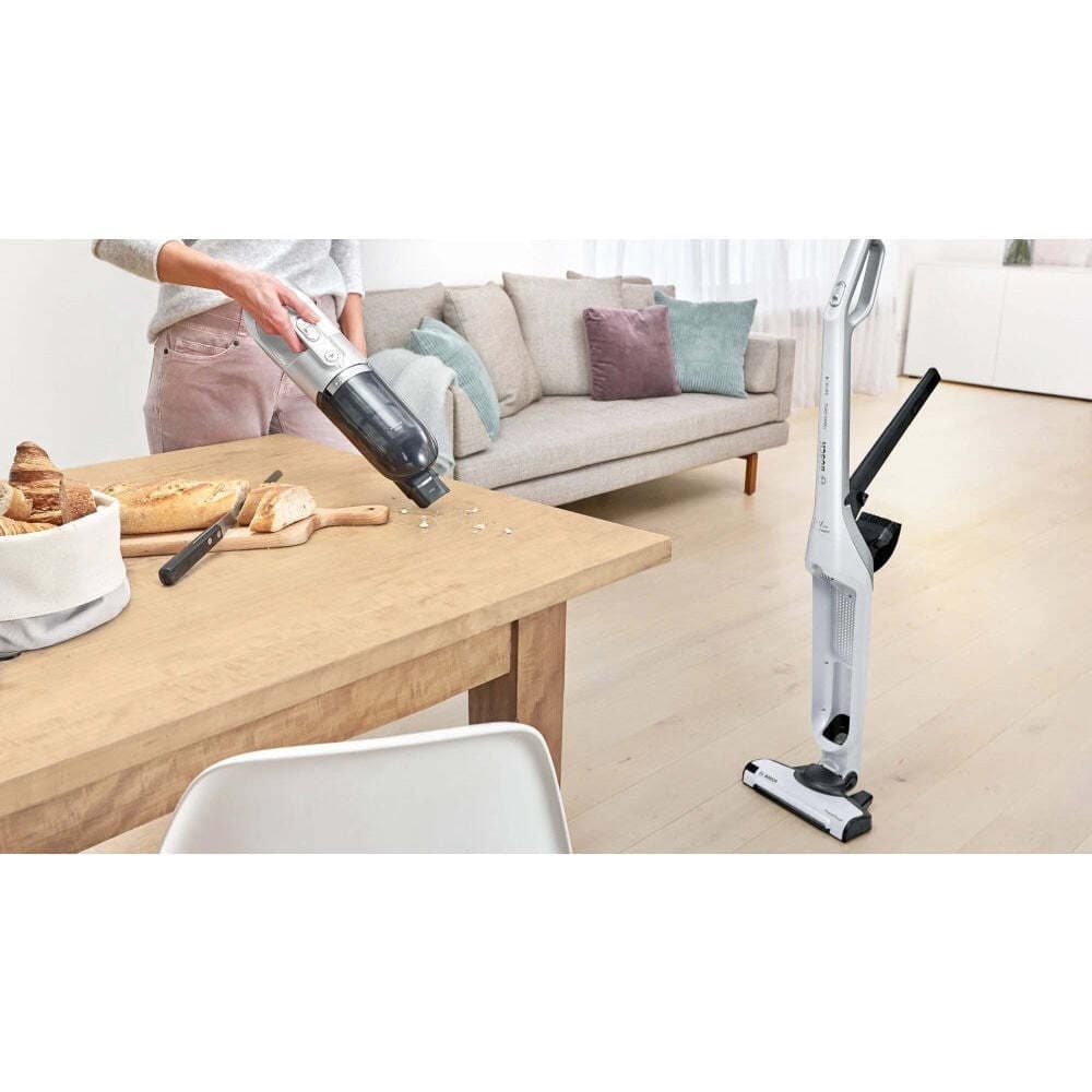Bosch Επαναφορτιζόμενη Σκούπα 2 σε 1 Stick & Χειρός 25.2V Ασημί BBH3ALL28 3
