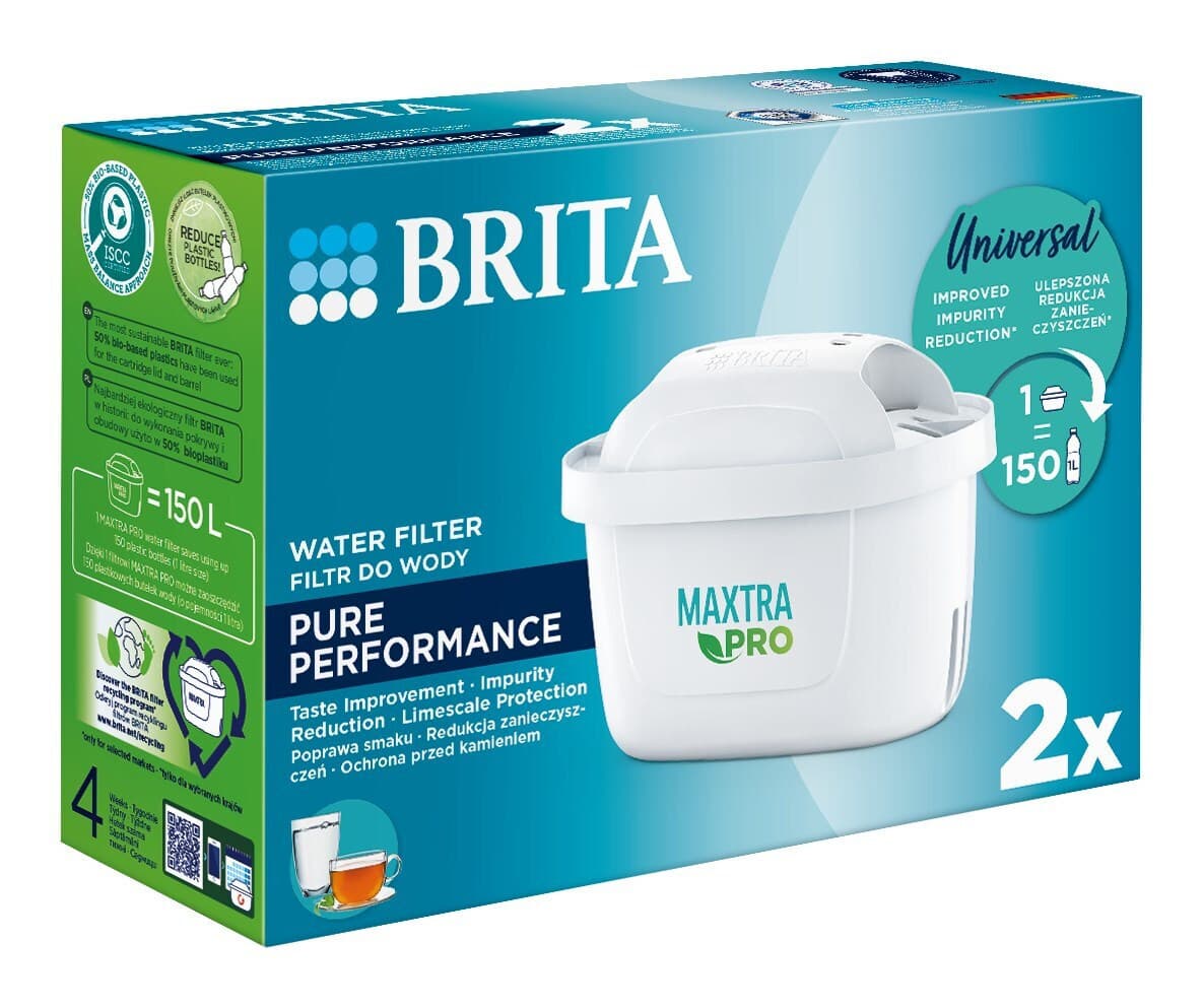 Brita Ανταλλακτικό Φίλτρο Νερού για Κανάτα Maxtra Pro Pure 1051753 2τμχ 4