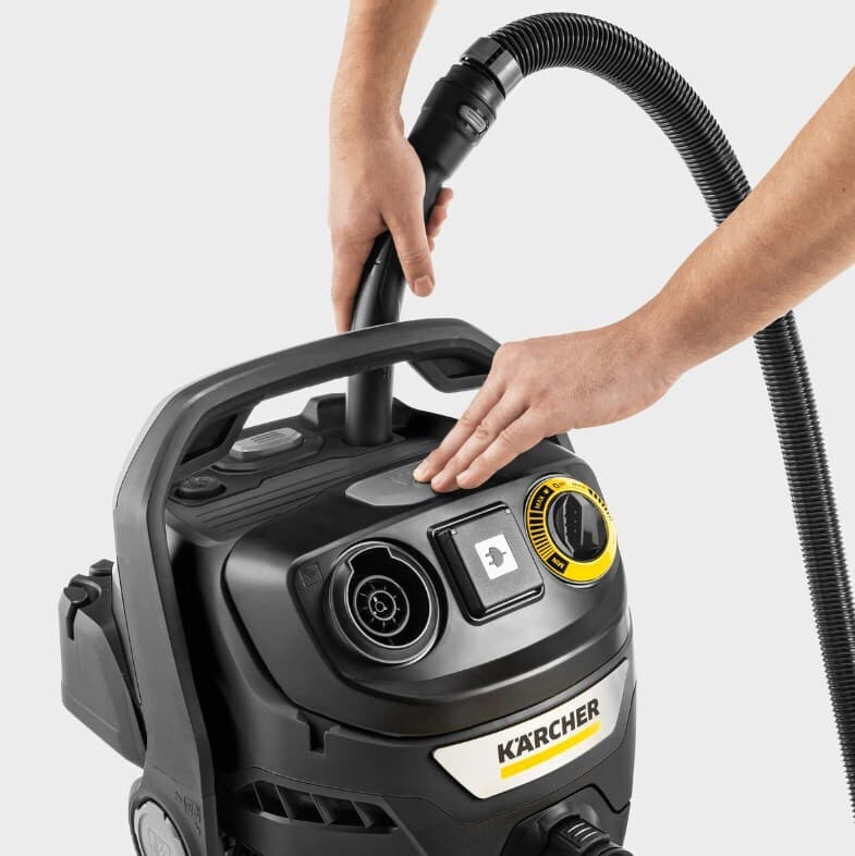 Karcher KWD 6 P V-25/6/22 Σκούπα Υγρών / Στερεών 2000W με Πλαστικό Κάδο 25lt 9