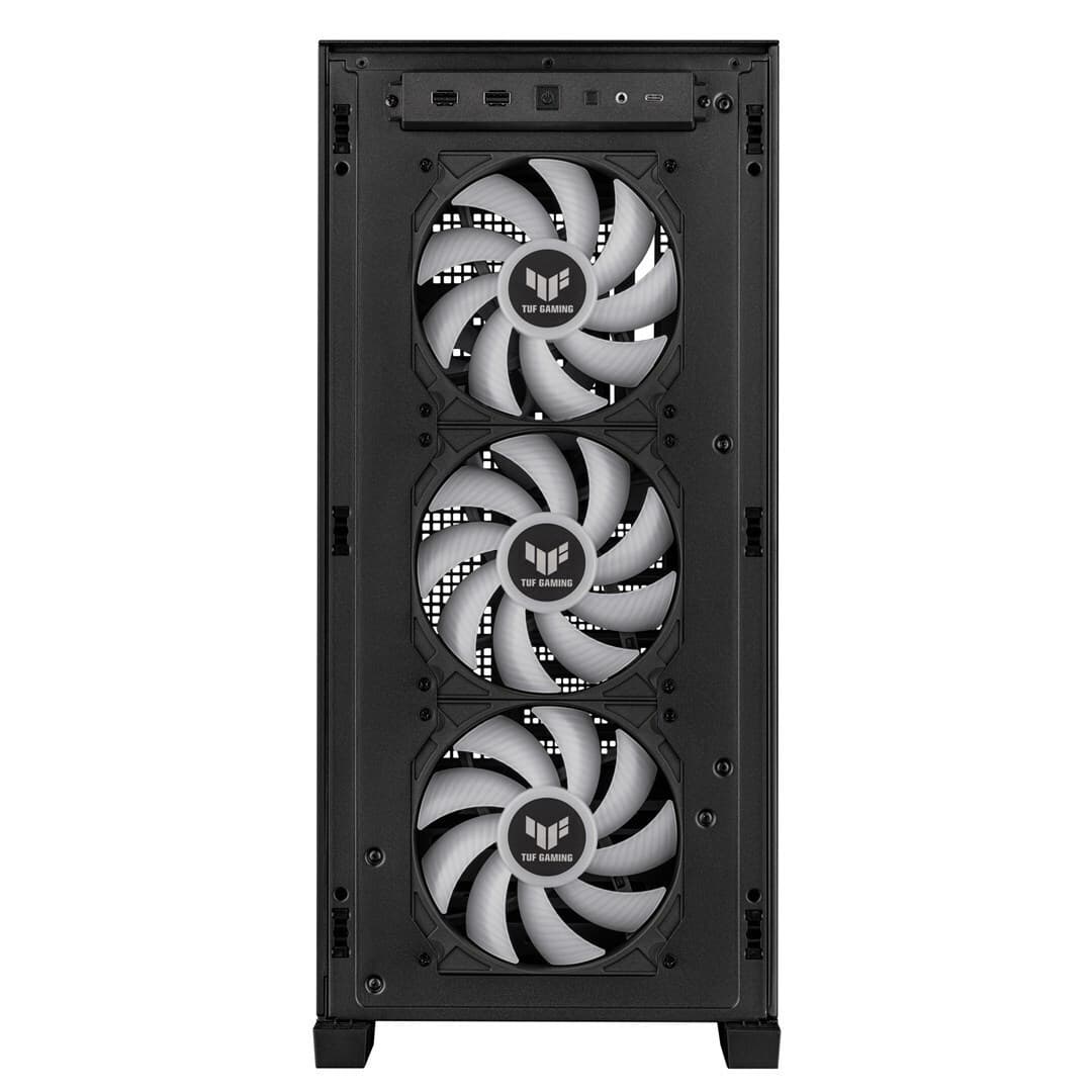 Asus TUF Gaming GT302 ARGB Midi Tower Κουτί Υπολογιστή με Πλαϊνό Παράθυρο Μαύρο 10