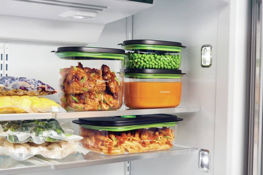 FoodSaver Βάζο Γενικής Χρήσης με Καπάκι Πλαστικό Μαύρο 1800ml 5