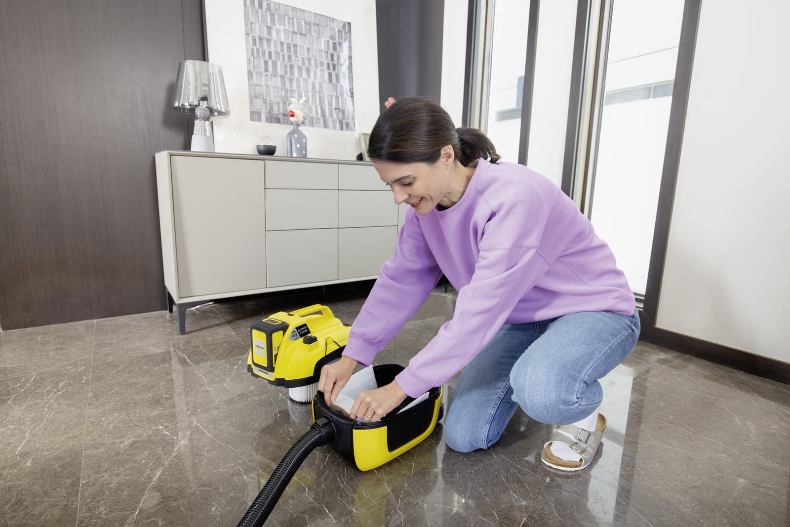Karcher 2.863-325.0 Σακούλες Σκούπας 4τμχ Συμβατή με Σκούπα Karcher 2