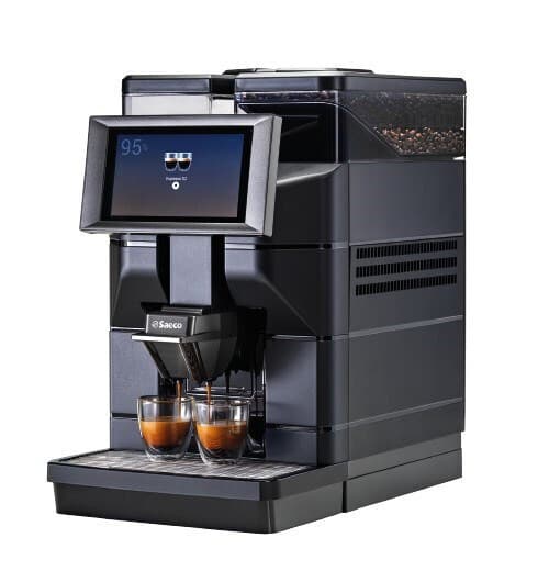Saeco Magic B2 Αυτόματη Μηχανή Espresso 1300W Πίεσης 15bar με Μύλο Άλεσης Ασημί 9J0425