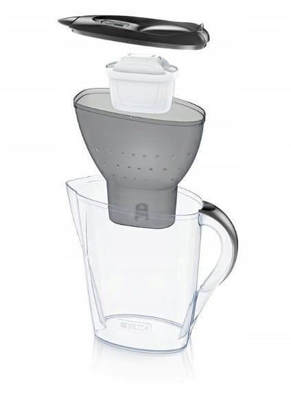Brita Marella Κανάτα Σερβιρίσματος Πλαστική Graphite με Φίλτρο 2400ml 4