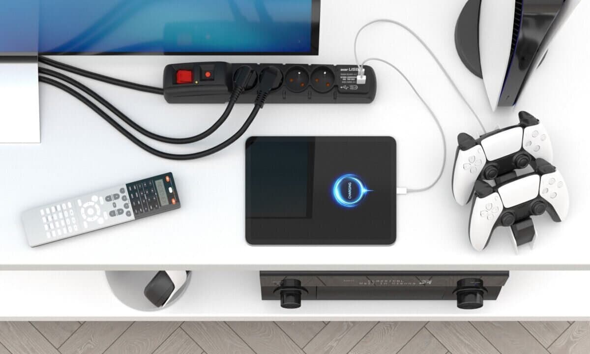Acar Πολύπριζο Aσφαλείας 4 Θέσεων με 1 USB-A, 1 USB-C και Καλώδιο 5m Γαλλίας (Type E) W2441 4