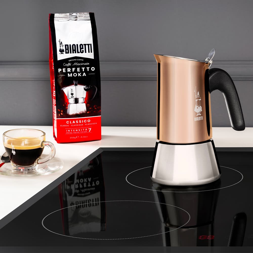 Bialetti Venus New Μπρίκι Espresso 6cups Inox Copper 0007285/CN 3