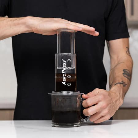 Aeropress 1418 Καφετιέρα Φίλτρου Χειρός Πλαστική Λευκή 250ml 3