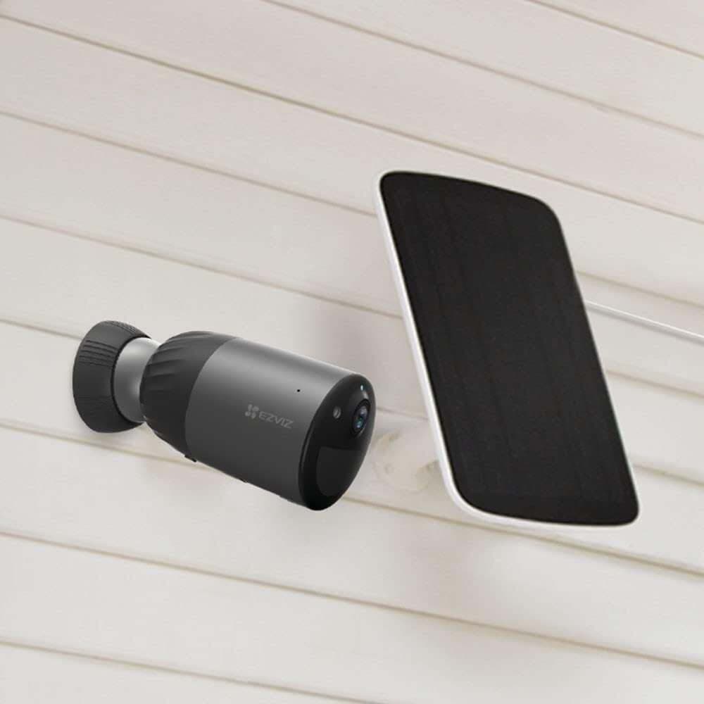 Ezviz BC1C 4K & Solar Panel F Kit IP Κάμερα Παρακολούθησης Wi-Fi 4K Αδιάβροχη Μπαταρίας με Αμφίδρομη Επικοινωνία και Φακό 2.8mm 3