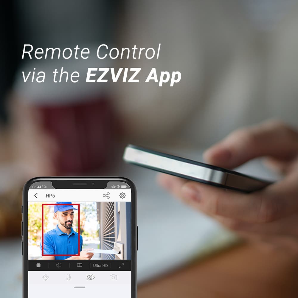 Ezviz HP5 Κουδούνι Πόρτας Wi-Fi 318500204 Μαύρο 6