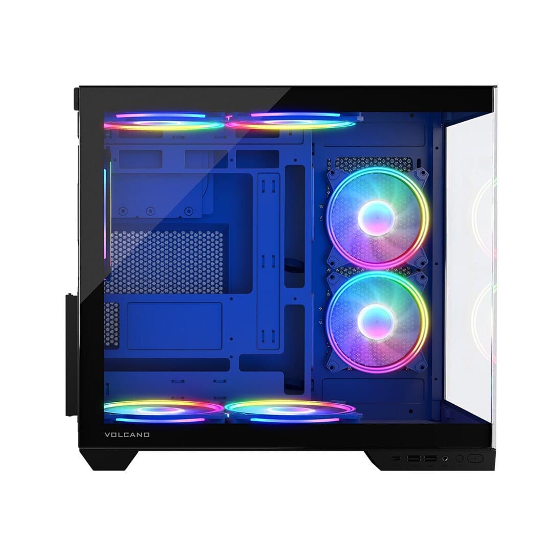 Modecom Panorama ARGB 5F Gaming Midi Tower Κουτί Υπολογιστή με Πλαϊνό Παράθυρο Μαύρο 13