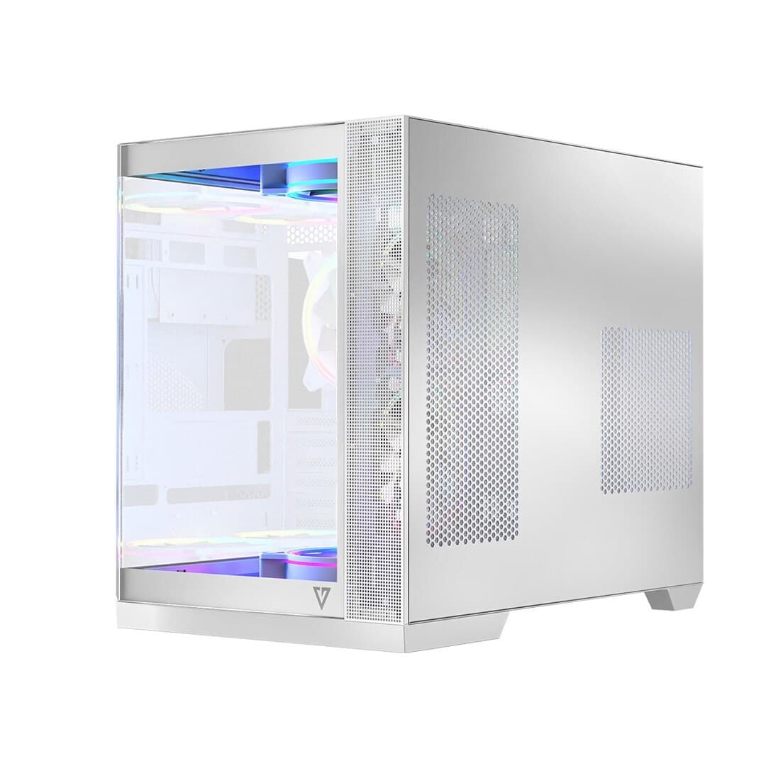 Modecom Panorama ARGB 7F Gaming Midi Tower Κουτί Υπολογιστή με Πλαϊνό Παράθυρο Λευκό 15