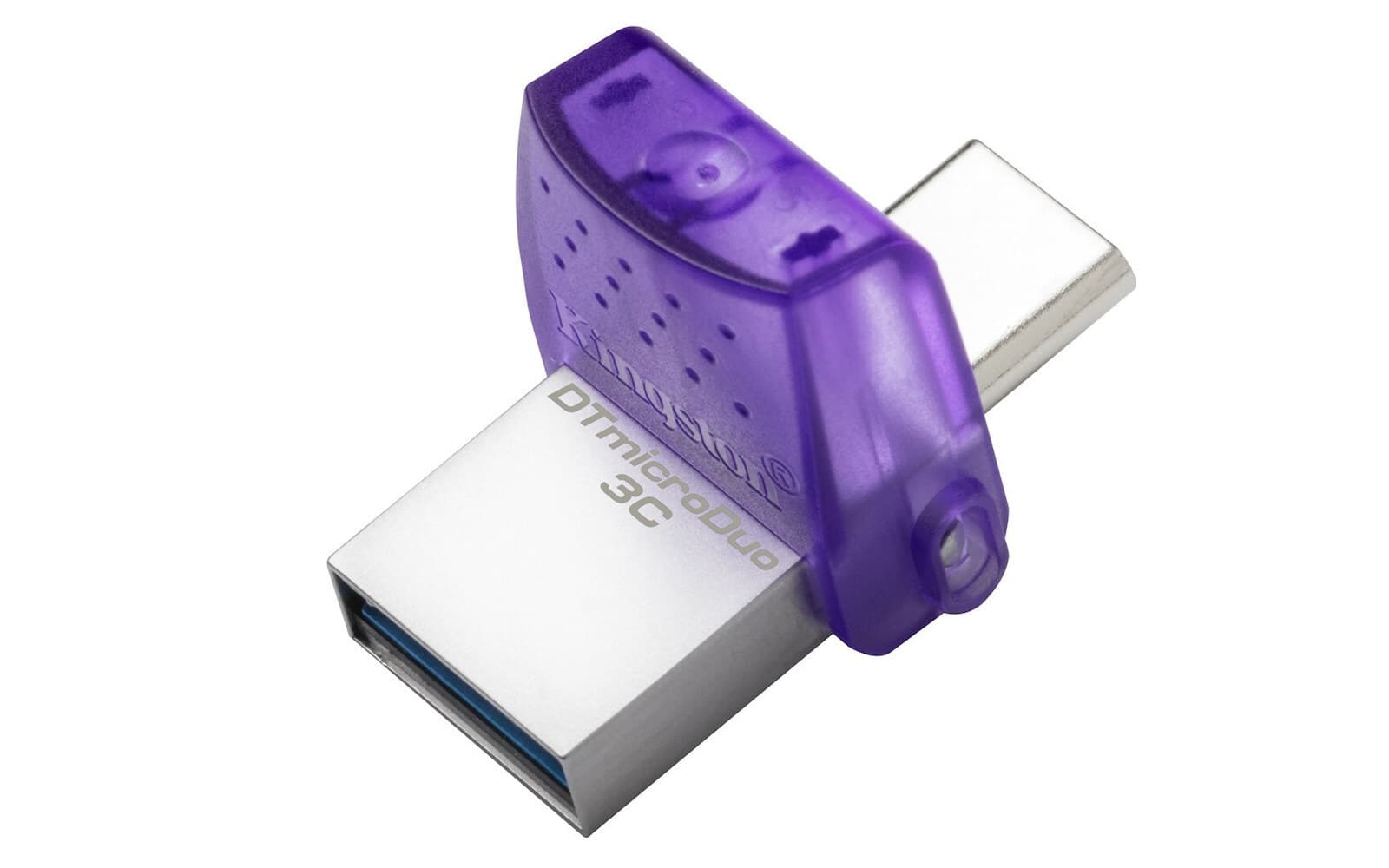 Kingston DataTraveler MicroDuo 3C 64GB USB 3.1 Stick με σύνδεση USB-A & USB-C Μωβ 4