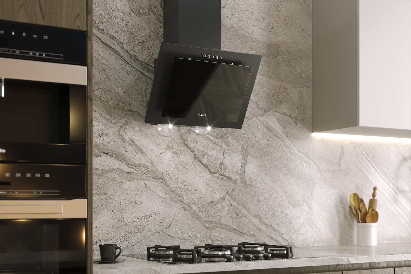 Maan Vertical PG 60 Απορροφητήρας Καμινάδα 60cm Λευκός 4
