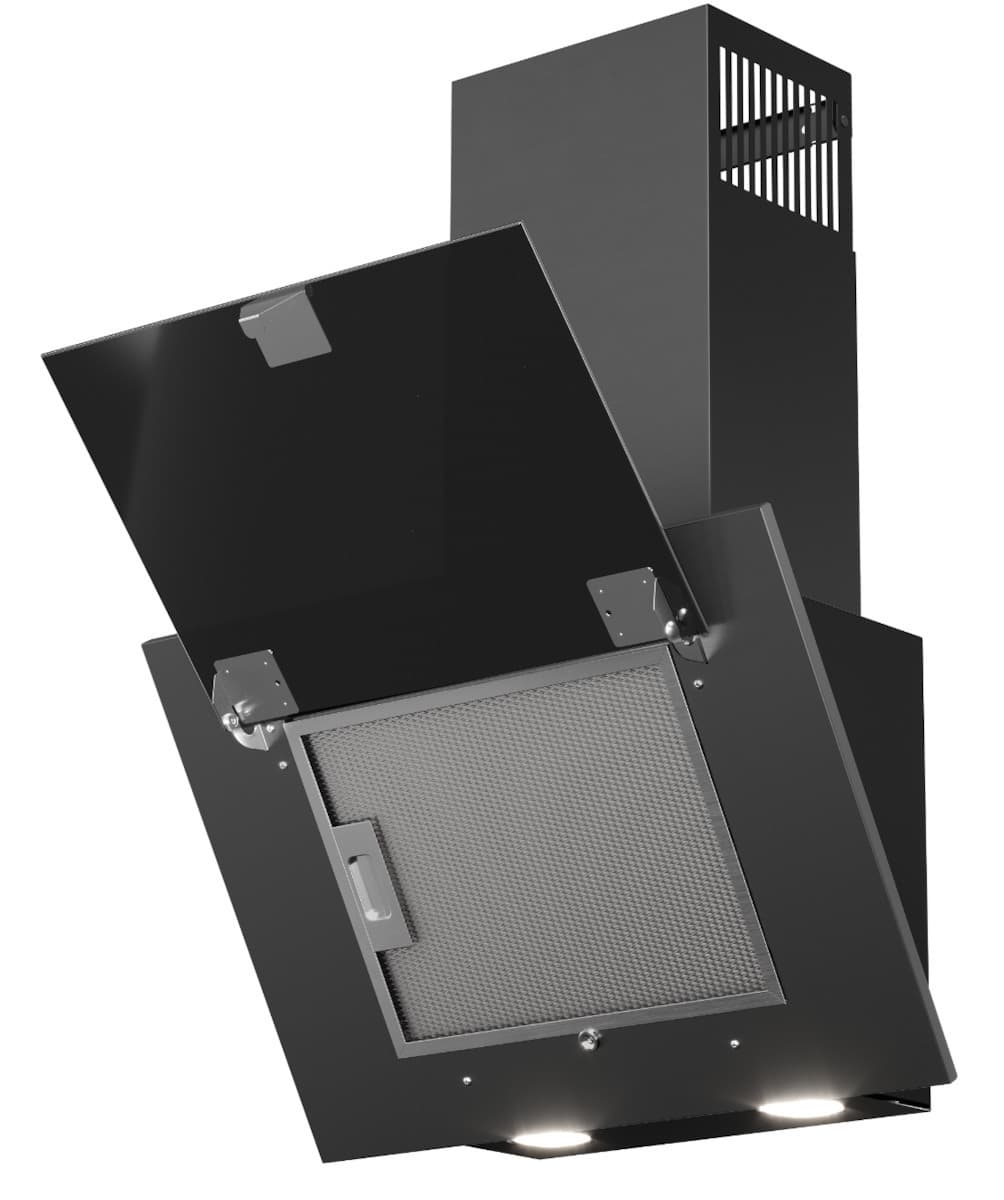 Maan Vertical PG 50 Απορροφητήρας Καμινάδα Ανακύκλωσης 50cm Μαύρος 8