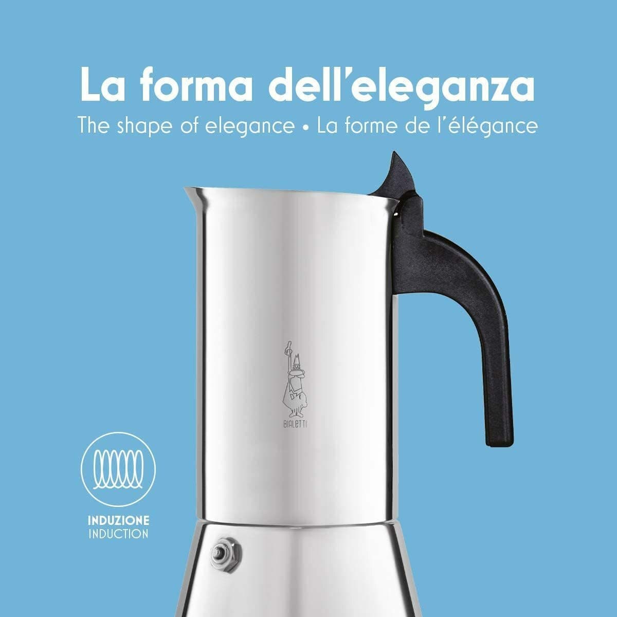 Bialetti Venus Μπρίκι Espresso 4cups Inox Ασημί 0007254/CN 6
