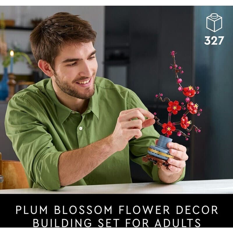 LEGO Botanical Collection Plum Blossom Set για 18+ Ετών 327τμχ 10369 2