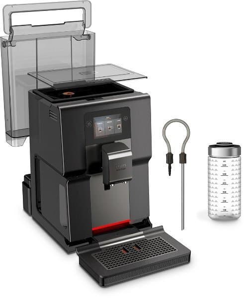Krups Intuition Preference+ Αυτόματη Μηχανή Espresso 1450W Πίεσης 15bar με Μύλο Άλεσης Μαύρη EA875U10 8