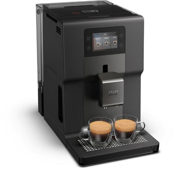 Krups Intuition Preference+ Αυτόματη Μηχανή Espresso 1450W Πίεσης 15bar με Μύλο Άλεσης Μαύρη EA875U10 6