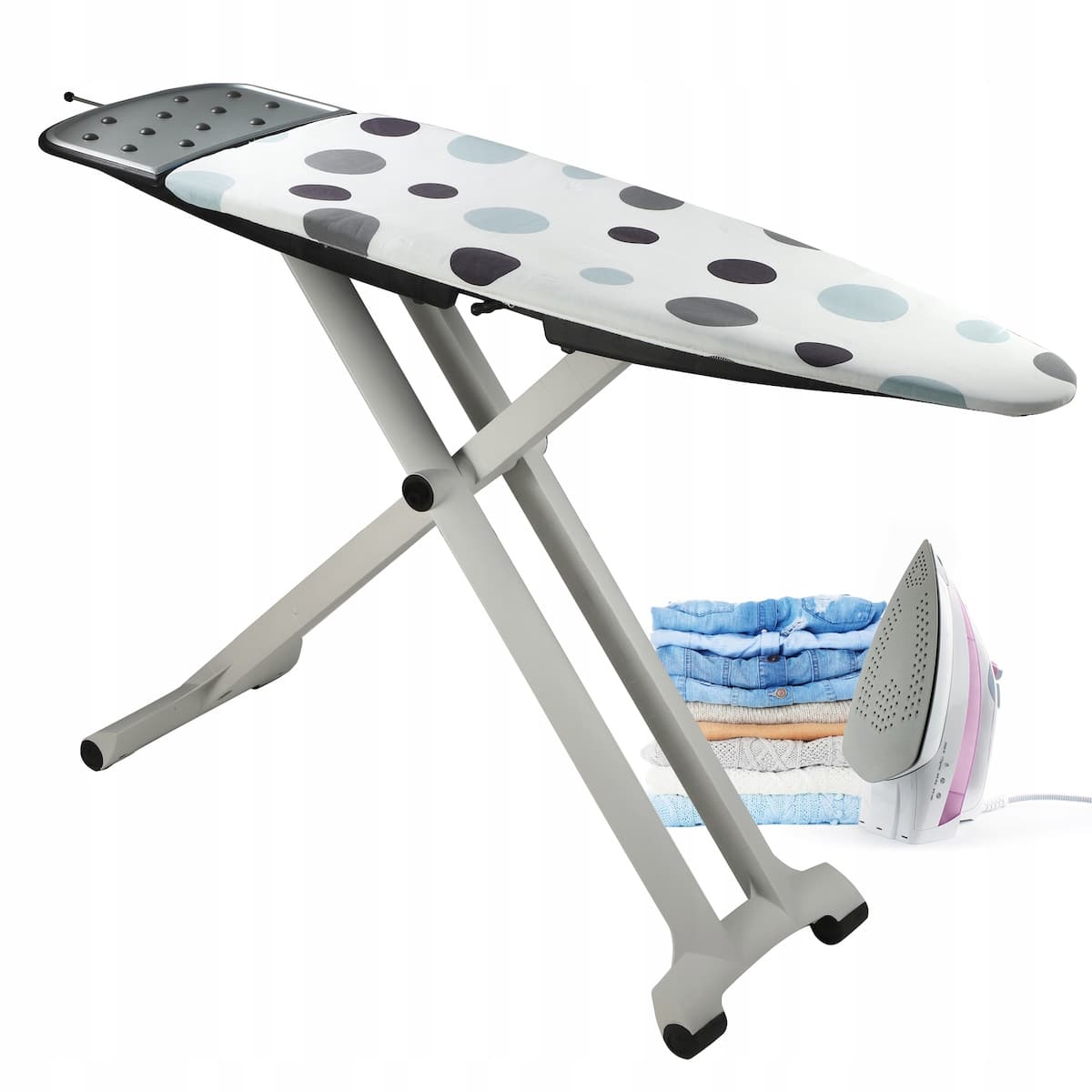 Curver Lotus Σιδερώστρα για Σίδερο Ατμού Σπαστή 143x40x94cm 230044 5