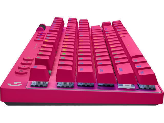 Logitech Pro X TKL Ασύρματο Gaming Μηχανικό Πληκτρολόγιο Tenkeyless με RGB φωτισμό (Αγγλικό US) Ροζ 4