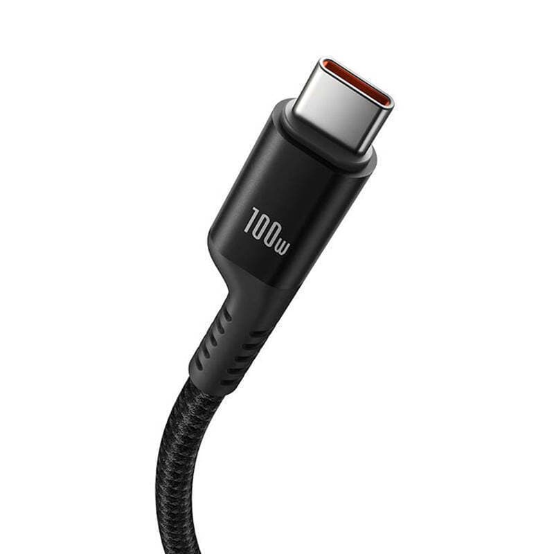 Baseus Charging Spiral USB 2.0 Cable USB-C male - USB-C 100W PD Μαύρο 1m P10320203111-00 3