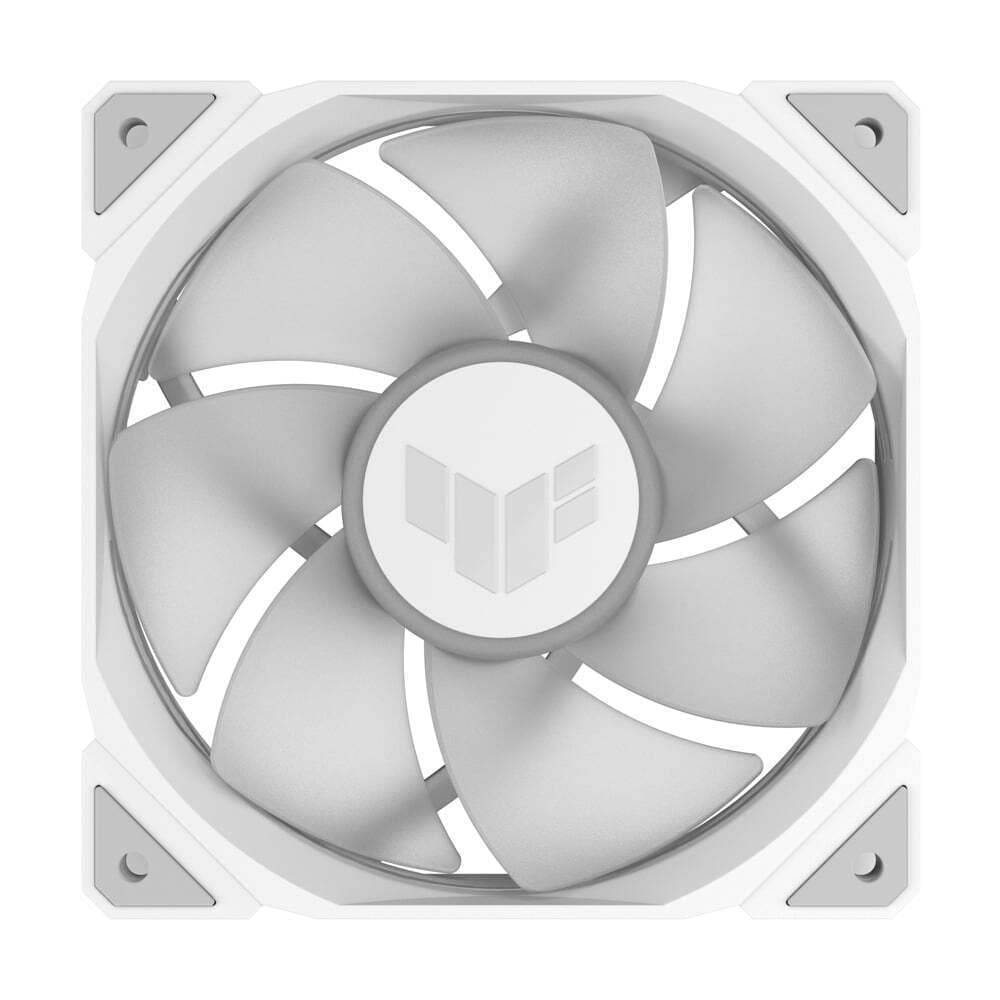 Asus TUF Gaming TR120 Reverse Blade Case Fan (2000rpm / 76.3cfm) με ARGB Φωτισμό και Σύνδεση 4-Pin PWM Λευκό 4