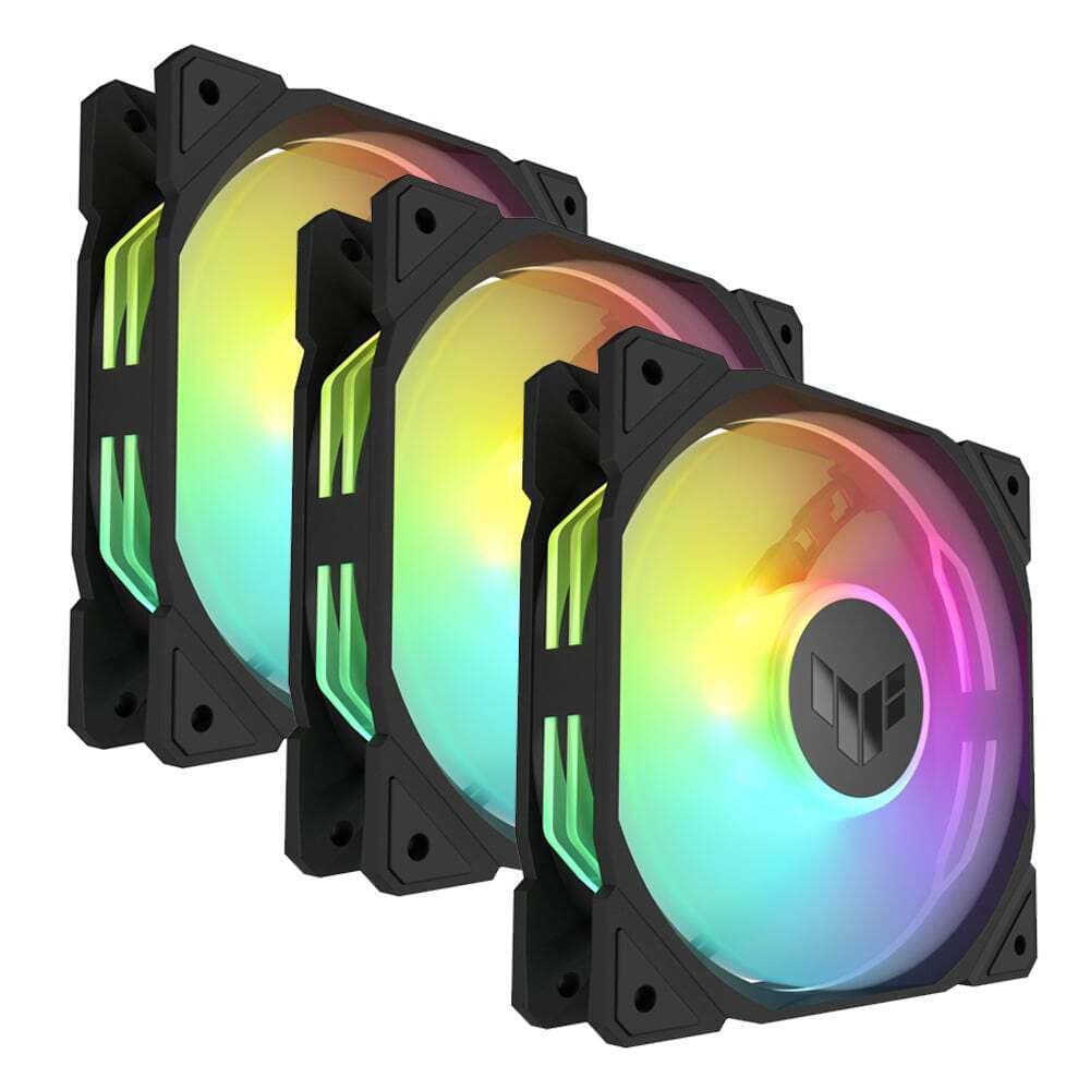Asus TUF Gaming TR120 Reverse Blade Case Fan (2000rpm / 76.3cfm) με ARGB Φωτισμό και Σύνδεση 4-Pin PWM 3τμχ 2