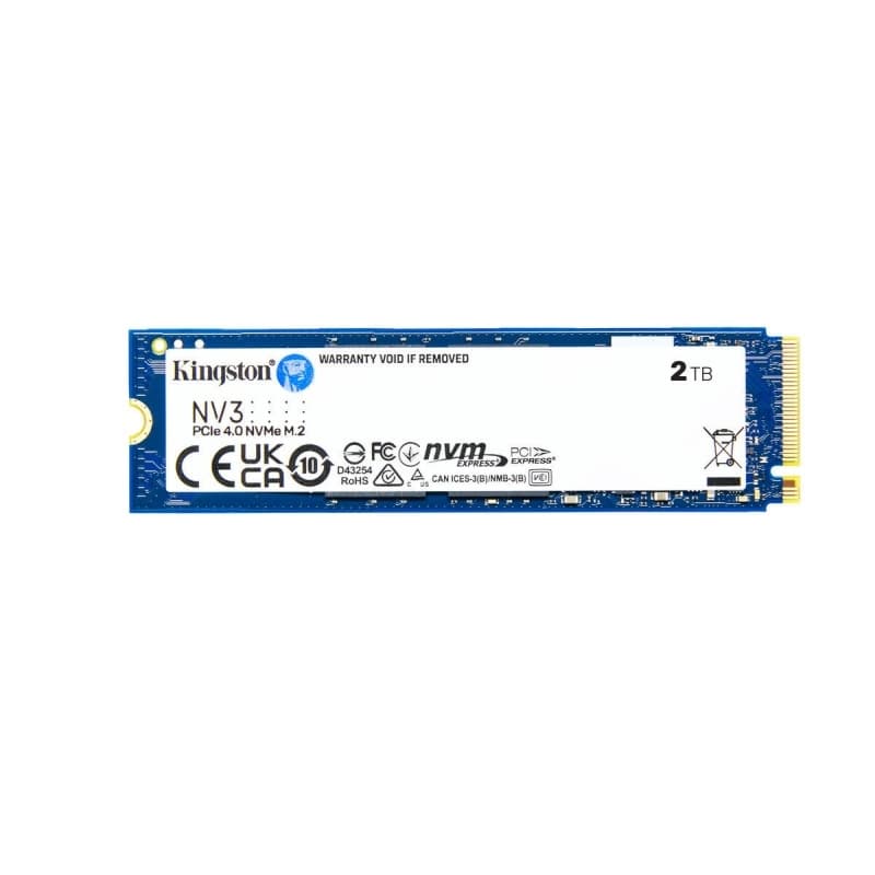 Kingston Nv3 SSD 2TB τύπου M.2 με σύνδεση PCI Express 4.0 (PS5 Compatible) SNV3S/2000G 2