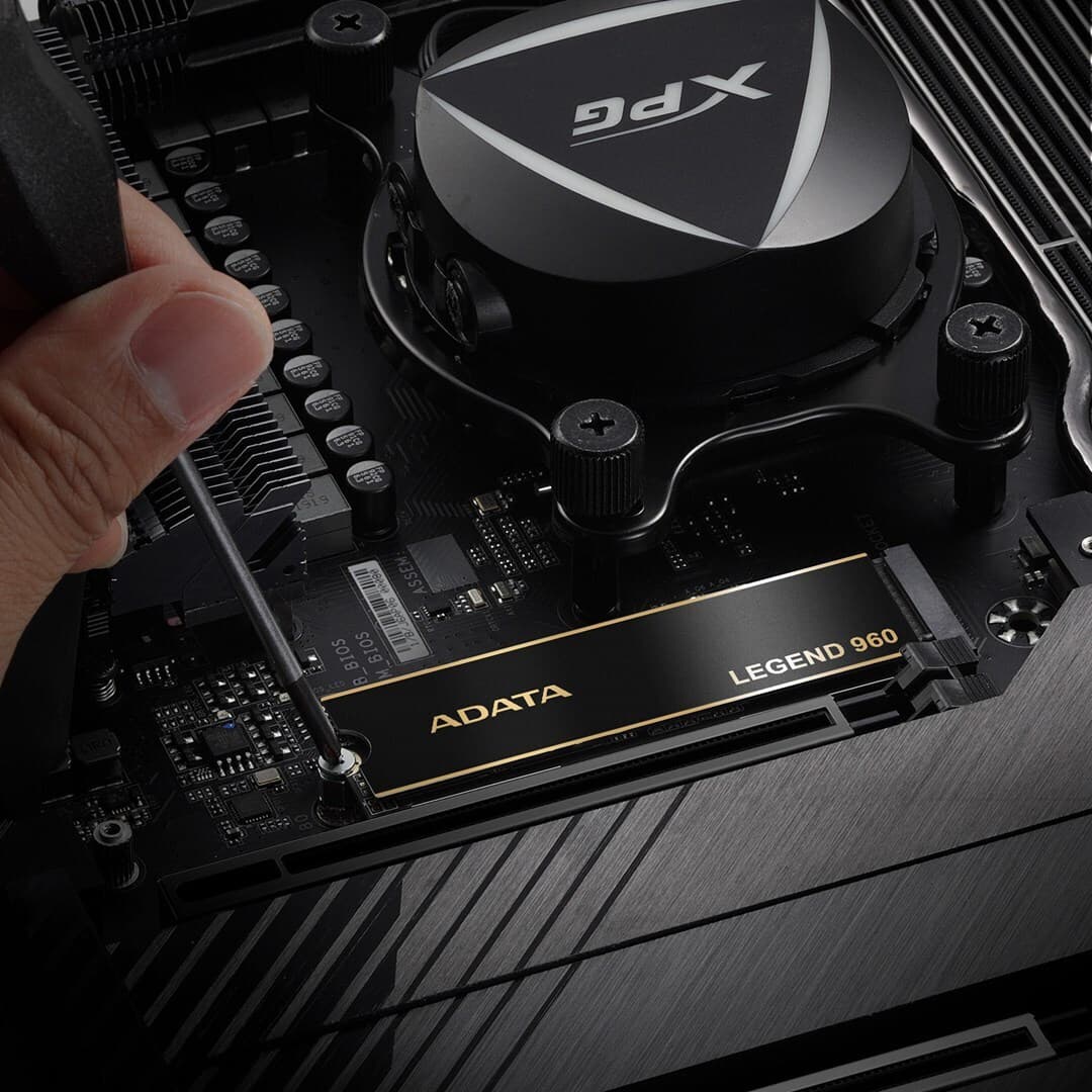 Adata Legend SSD 2TB τύπου M.2 με σύνδεση PCI Express 4.0 και Ψύκτρα (PS5 Compatible) ALEG-960-2TCS 12